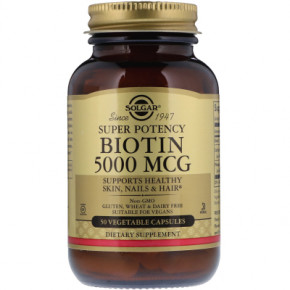  Solgar (Biotin) 5000  50  (SOL-00313)