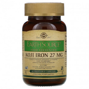  Solgar (EarthSource Food Fermented Koji Iron) 27  60   (SOL-00535) 4