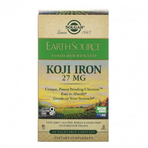  Solgar (EarthSource Food Fermented Koji Iron) 27  60   (SOL-00535) 5