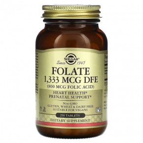   Solgar (Folate Folic Acid) 800  250  (SOL-01101) 6