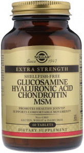  ó     Solgar (Glucosamine Hyaluronic Acid Chondroitin MSM) 60  (SOL-01316)