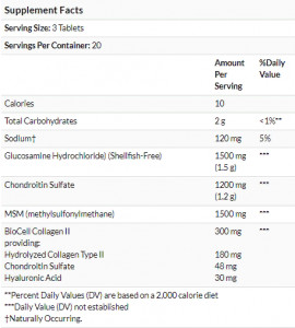  ó     Solgar (Glucosamine Hyaluronic Acid Chondroitin MSM) 60  (SOL-01316) 4