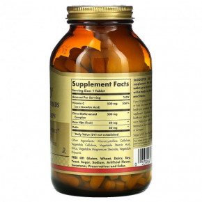        Solgar (Hy-Bio Citrus Bioflavonoids Vitamin C Rutin & Rose Hips) 250  (SOL-01422) 3