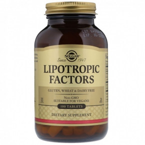 ˳  Solgar (Lipotropic Factors) 100  (SOL-01581)