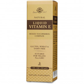     - Solgar (Liquid Vitamin E) 60  (SOL-01600)