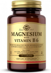    -6 Solgar (Magnesium With Vitamin B6) 133/8  100 