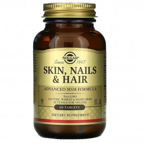       Solgar (Skin Nails amp Hair Advanced MSM Formula) 60 