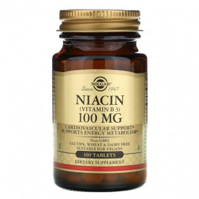 ³ 3 Solgar (Niacin) 100  100  (SOL-01860)