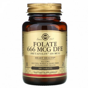    Solgar (Folate DFE) 666  100 