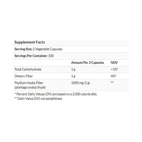      Solgar (Psyllium Husk Fiber) 500  200   (SOL-02315) 4