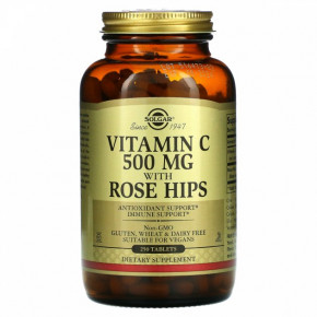     Solgar Vitamin C With Rose Hips 500  250 