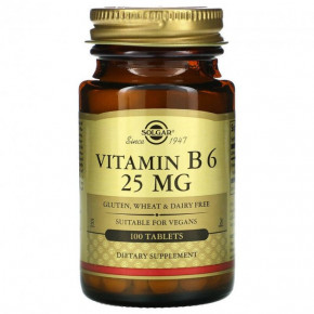 ³ 6 Solgar (Vitamin B6) 25  100  (SOL-03082)