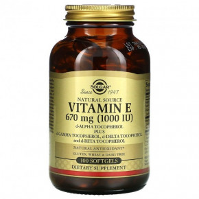   Solgar (Natural Vitamin E) 1000  100  (SOL-03561)