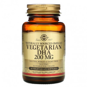   3    Solgar (Naturally Sourced Omega-3 Vegetarian DHA) 200  50 '   (SOL-34845)