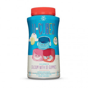  Solgar U-Cubes Childrens Calcium with D3 120 gummies