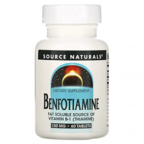  Source Naturals Benfotiamine 150 mg 60  