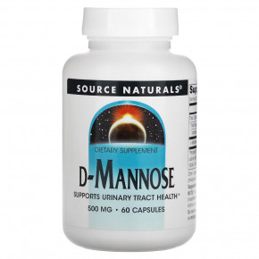  Source Naturals D-mannose 500 mg 60  