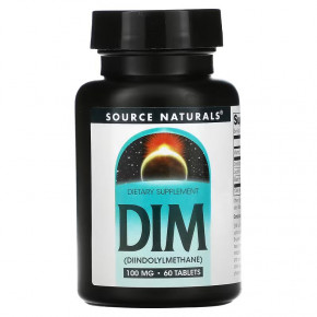  Source Naturals DIM (Diindolylmethane) 100 mg 60  