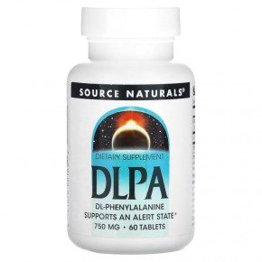  Source Naturals DLPA 750 mg 60  