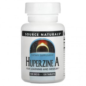  Source Naturals Huperzine  100 mcg 120  