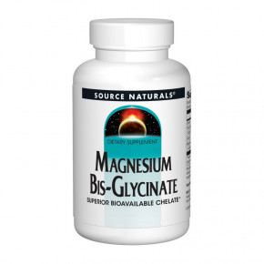  Source Naturals Magnesium Bisglycinate Powder 60 tab