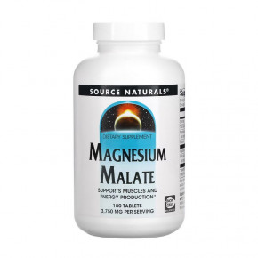  Source Naturals Magnesium Malate 180 tab