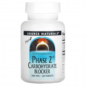  Source Naturals Phase 2 Carbohydrate Blocker 60  