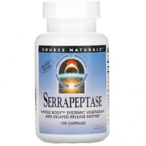  Source Naturals (Serrapeptase) 120 000 SPU 120  (SNS-01950)