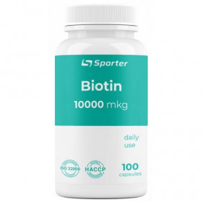  Sporter Biotin 10000 mcg 100  