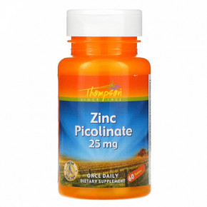 ϳ , Zinc Picolinate, Thompson, 25 , 60 