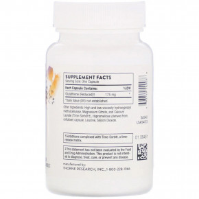 Glutathione Thorne Research (-) 60  3