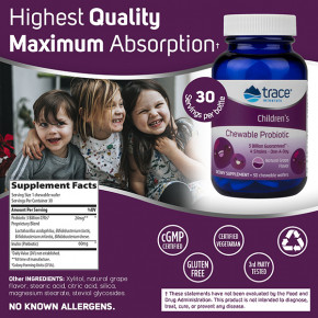    Trace Minerals Childrens Chewable Probiotic 30  (69474002) 3