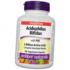  Webber Naturals Acidophilus Bifidus with FOS 180 (69485002)