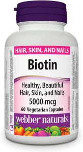  Webber Naturals Biotin 60  (4384303463)