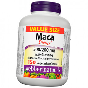    Webber Naturals Maca Energy with Ginseng 150 (71485013)