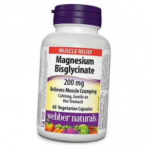  Webber Naturals Magnesium Bisglycinate 200 60 (36485032)