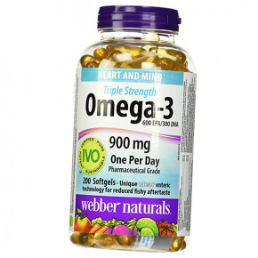  3   Webber Naturals Triple Strength Omega-3 900 200 (67485004)