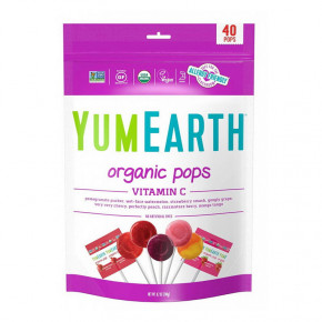  YumEarth Mixed Organic Pop Vitamin C 40 pops