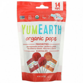     YumEarth (Organic Pops Favorites) 14  85 