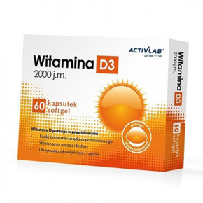  3   Activlab Vitamin D3 2000 Softgel 60 (36108033)