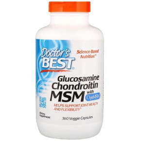   , Glucosamine Chondroitin MSM with OptiMSM, Doctors Best, 360   (DRB-00364)