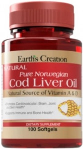    Earths Creation (Cod Liver Oil) 100 