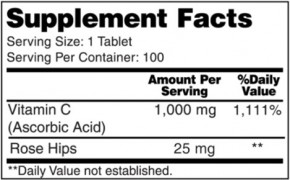   Earths Creation Vitamin C-1000 1000  100  3