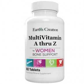   Century  A  Z   Earths Creation (Multivitamin Century A thru Z for Women) 60 