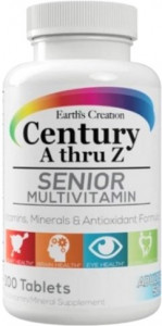 ³-  Earths Creation (Multivitamin Century A thru Z Senior) 100 