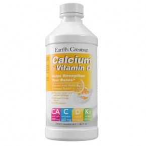    ,     Earths Creation (Calcium Drink with Vitamins D K amp C) 473 