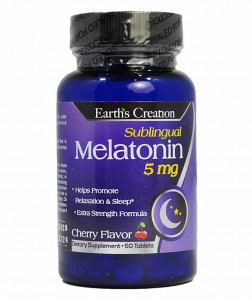    Earths Creation (Melatonin Sublingual Cherry Flavor) 5  60 