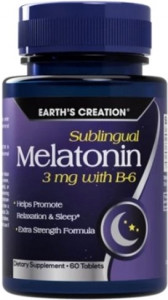    6  ' Earths Creation (Melatonin wirh Vitamin B-6) 3  60 