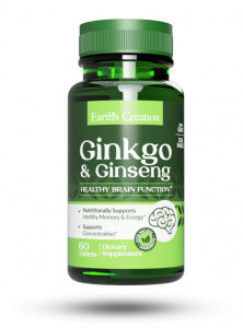  Earths Creation Ginkgo and Ginseng 60  