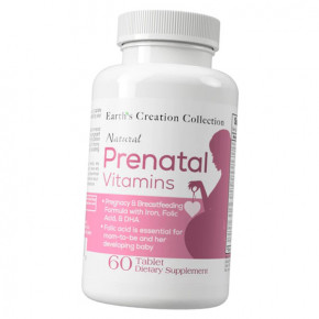   Earths Creation Natural Prenatal Vitamins 60 (36604012)